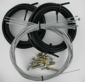 bromfietsset zwart